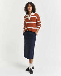 Midimittainen liituraitahame