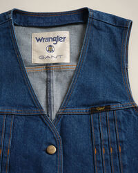 Wrangler x GANT ‑malliston farkkuliivi