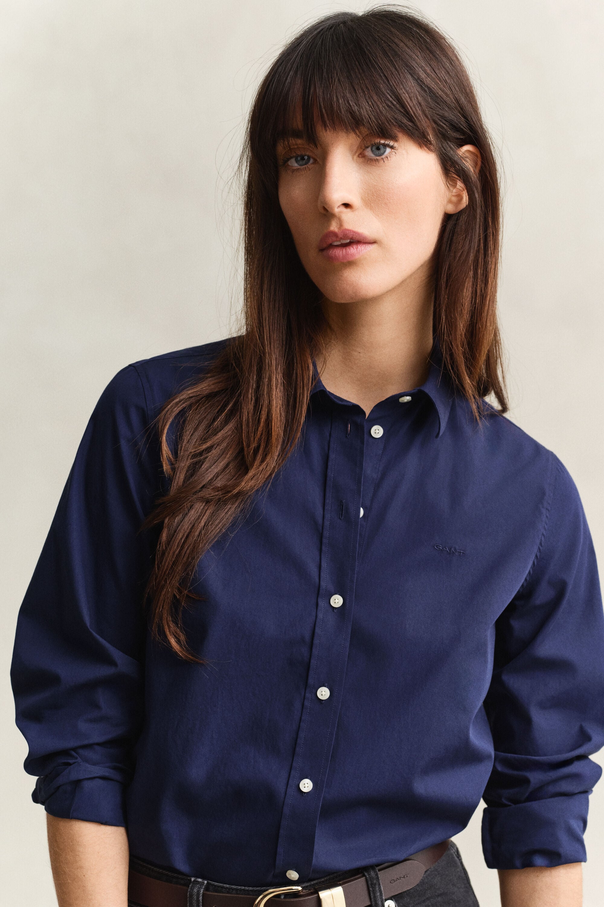 Regular fit ‑mitoitettu Classic-popliinipaita