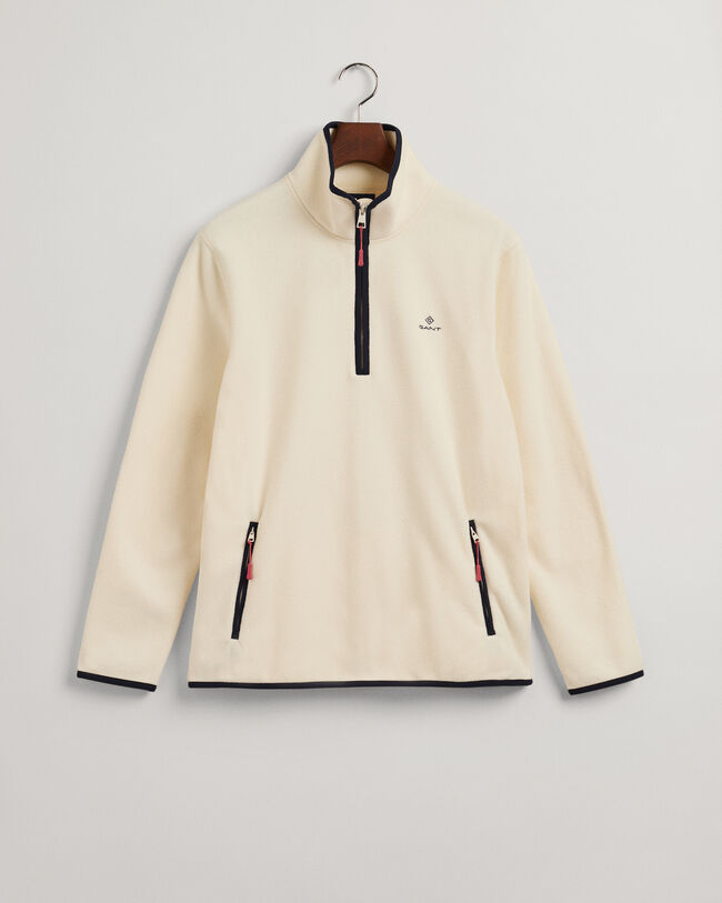 Kevyt fleecepusero puolivetoketjulla