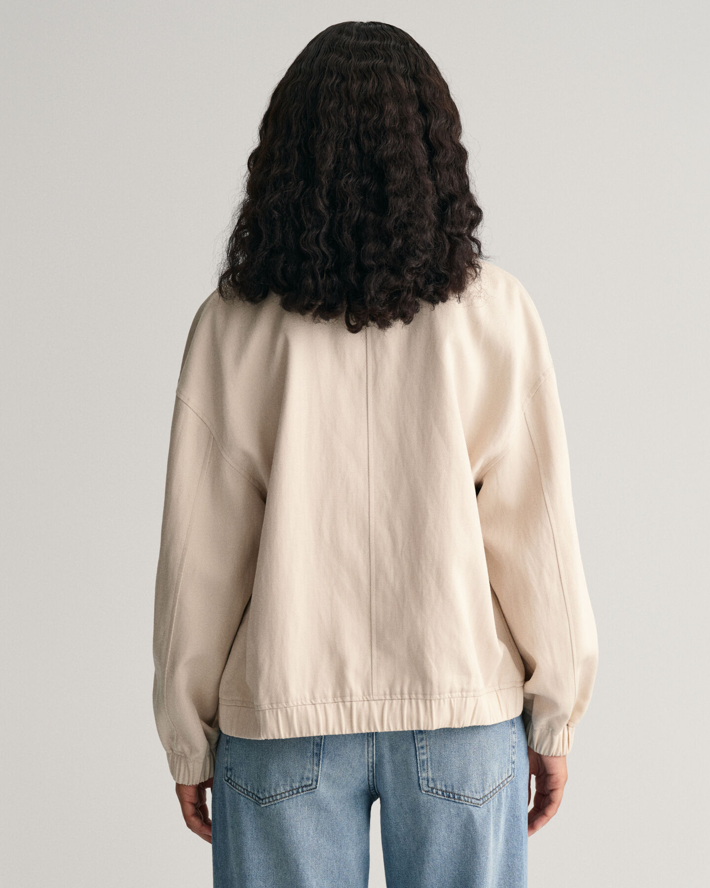 Pellavasekoitteinen Bomber-takki