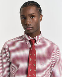 Regular fit ‑mitoitettu raidallinen Classic-popliinipaita