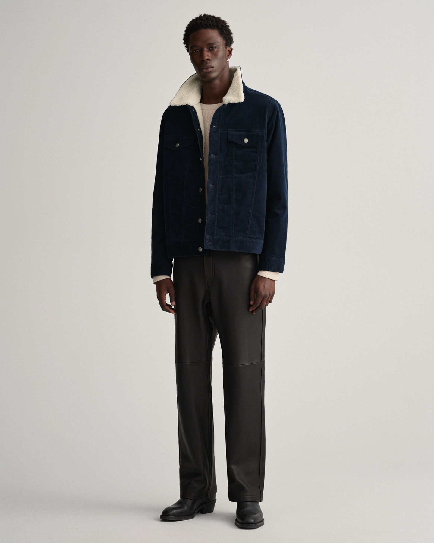 Trucker-vakosamettitakki