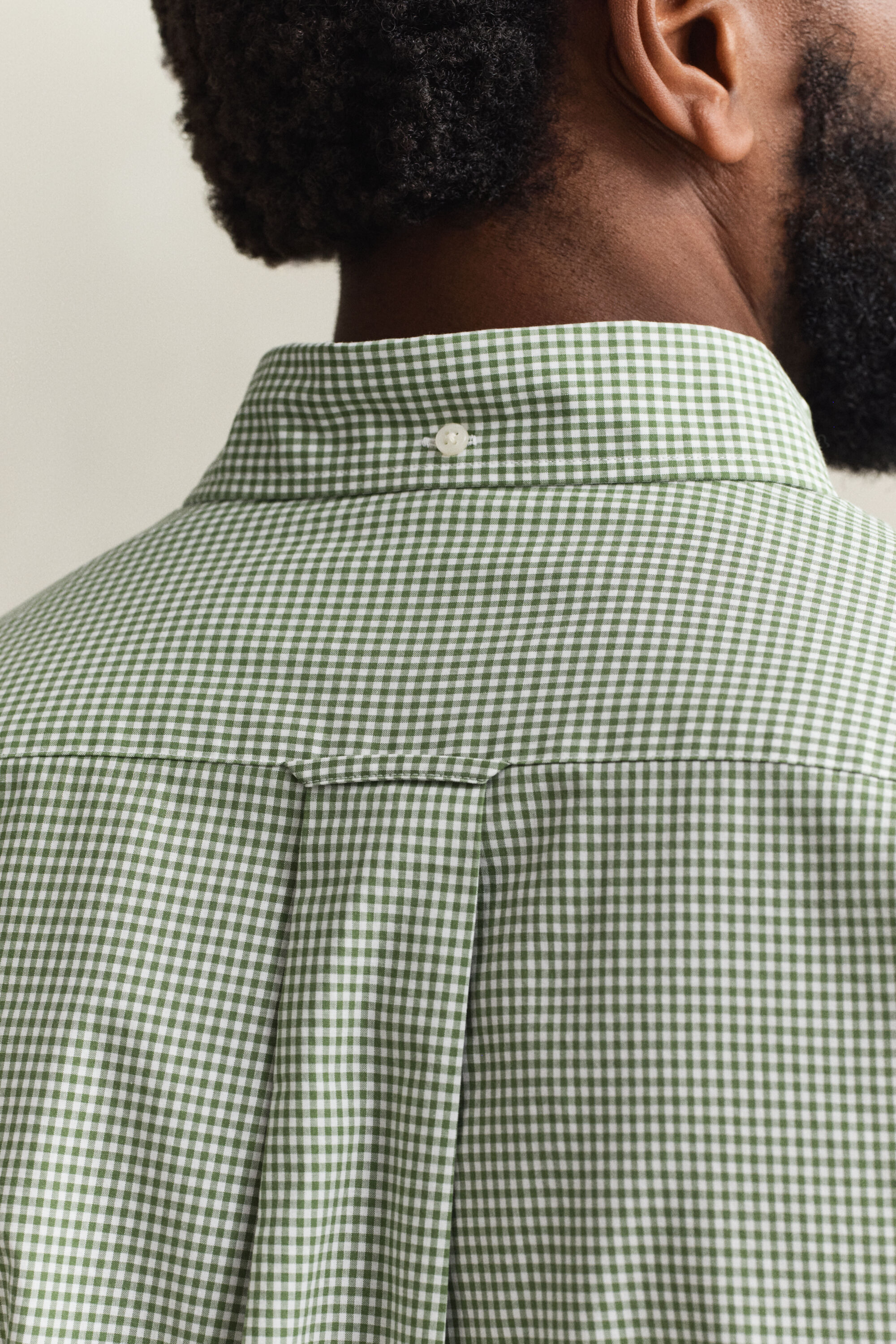 Gingham-ruudullinen Classic-popliinipaita