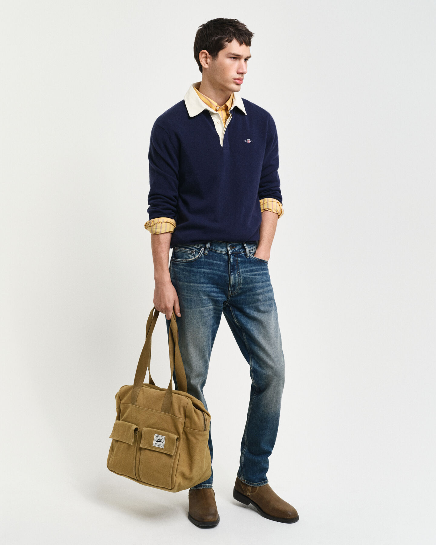 Slim&nbsp;fit ‑mitoitetut Vintage Wash ‑farkut