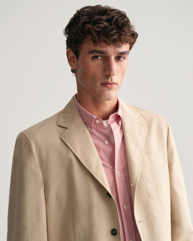 Regular&nbsp;fit ‑mitoitettu puuvillableiseri