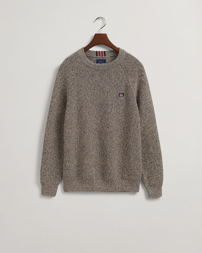 Twisted-puuvillaneulepusero, py&ouml;re&auml; p&auml;&auml;ntie