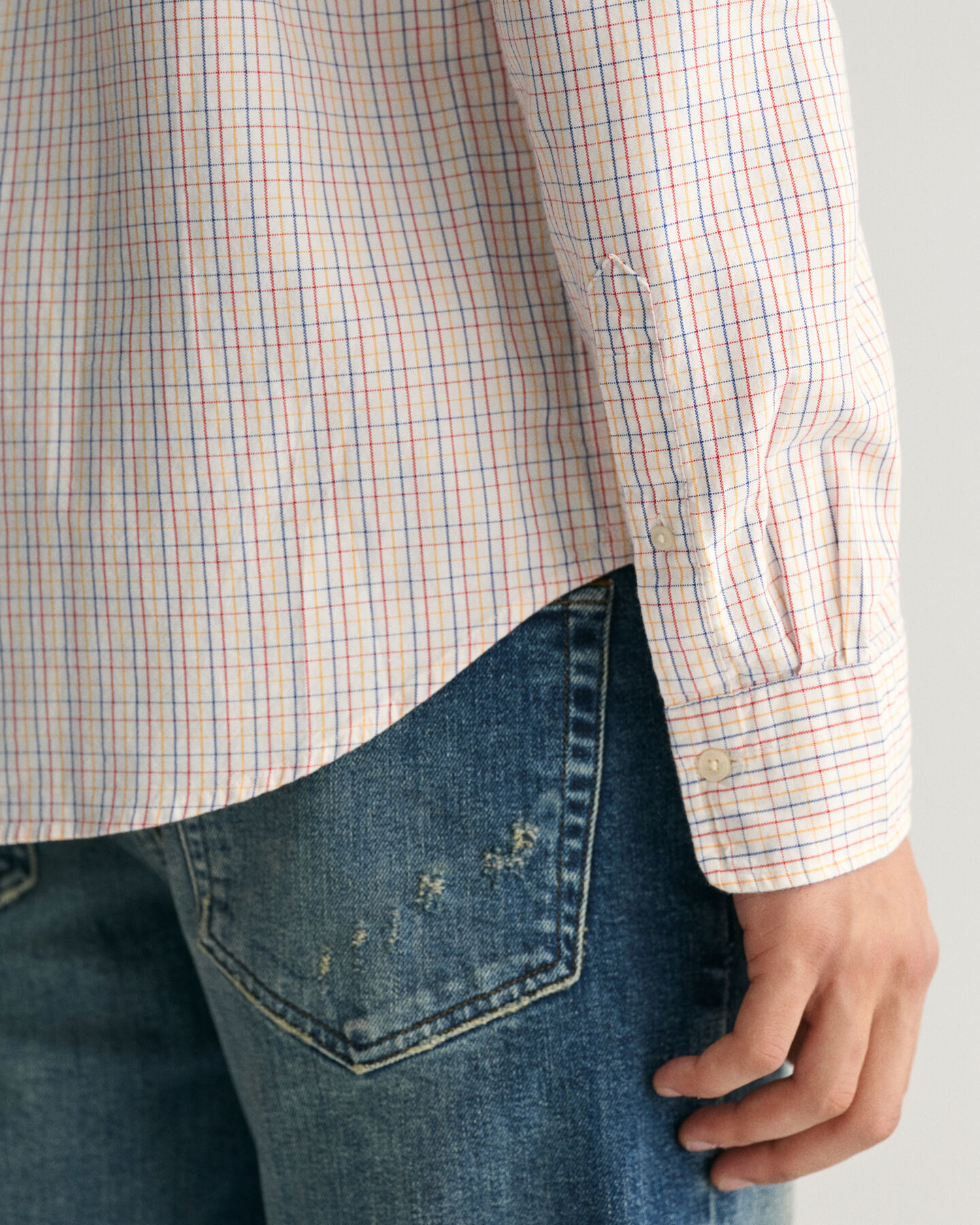 Regular fit ‑mitoitettu Tattersall Archive Oxford ‑paita