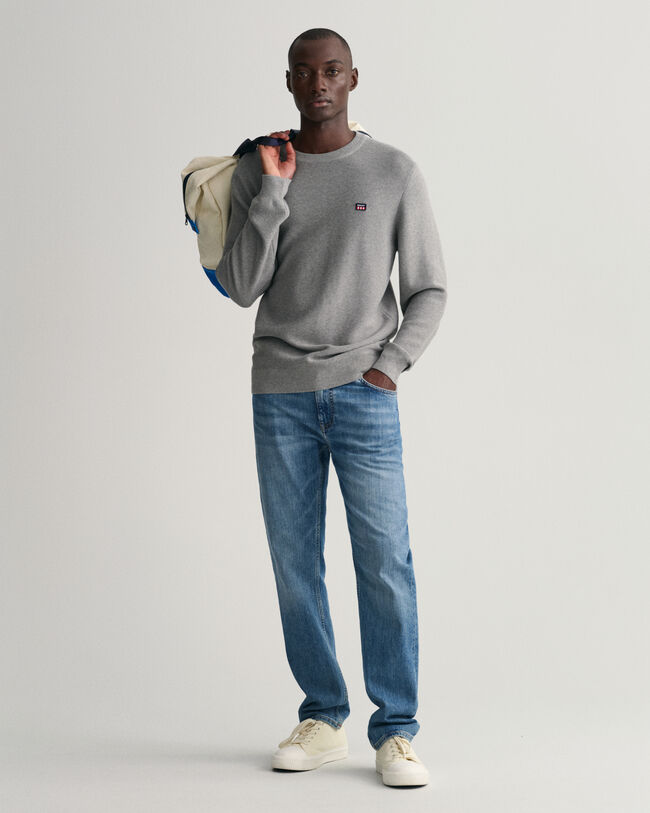 Ohut Texture-neulepusero, py&ouml;re&auml; p&auml;&auml;ntie