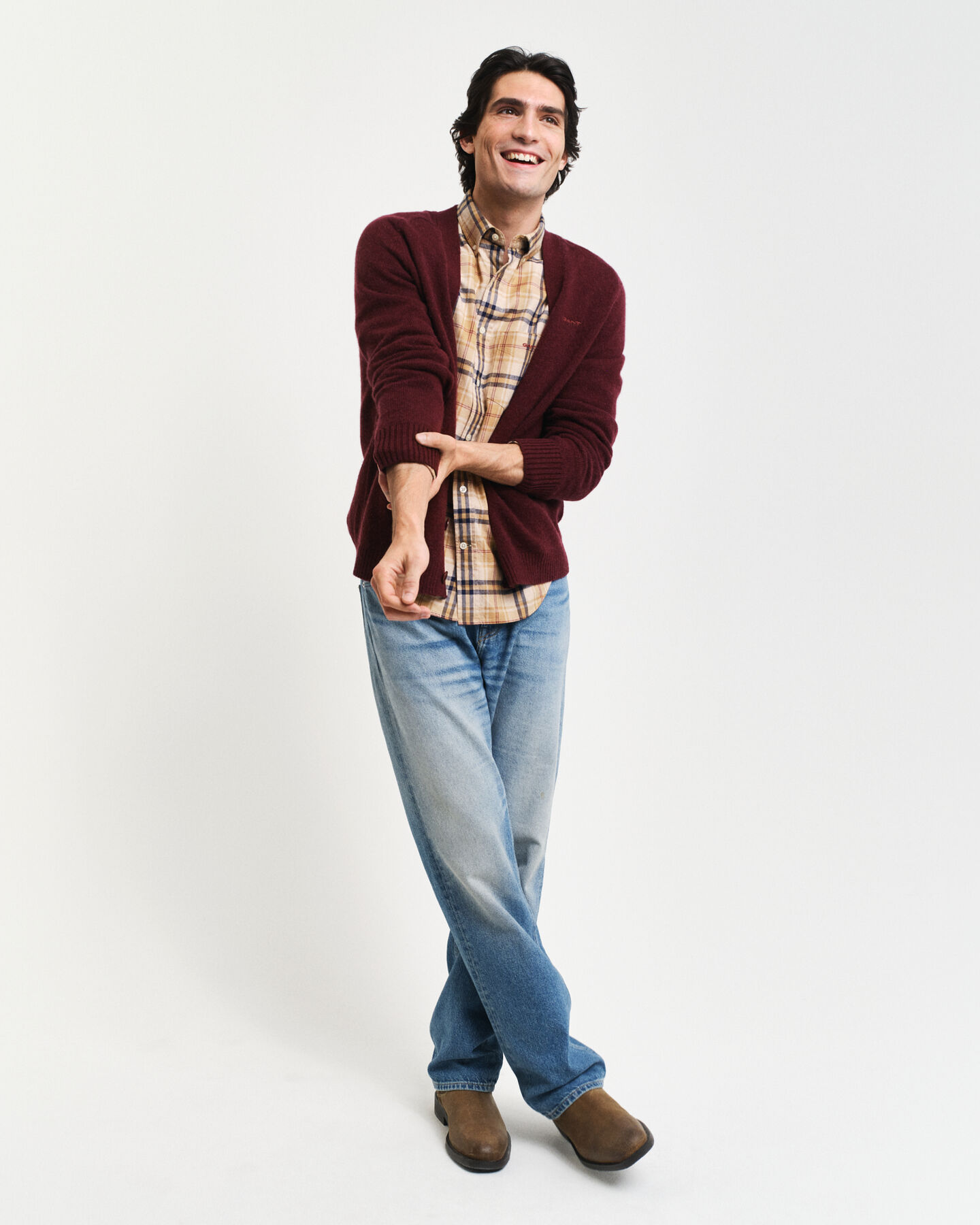 Villasekoitteinen neuletakki