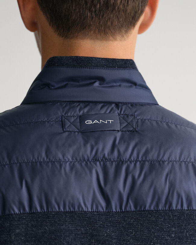 Kevyesti topattu Mixed Media -takki