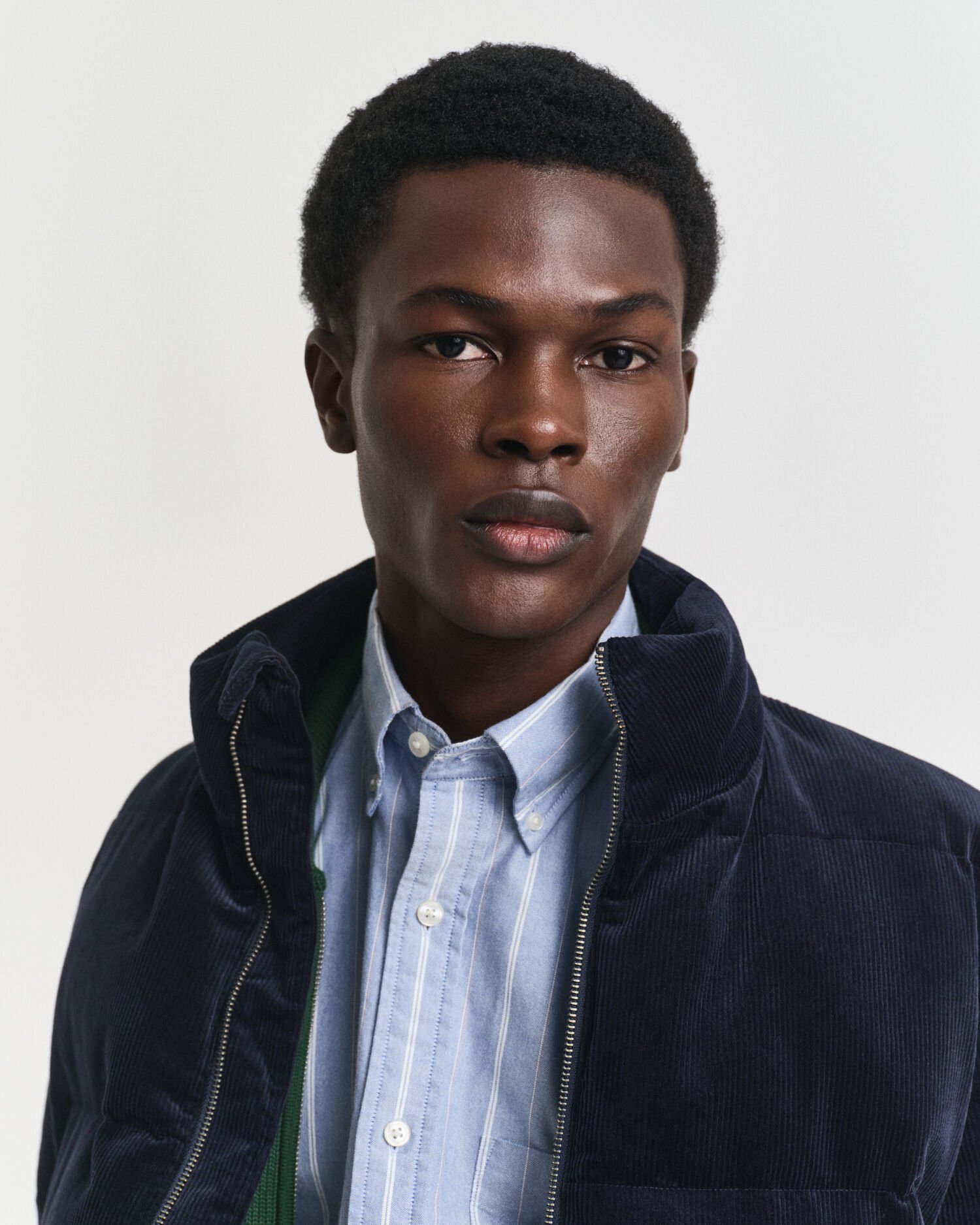 Vakosamettinen toppatakki