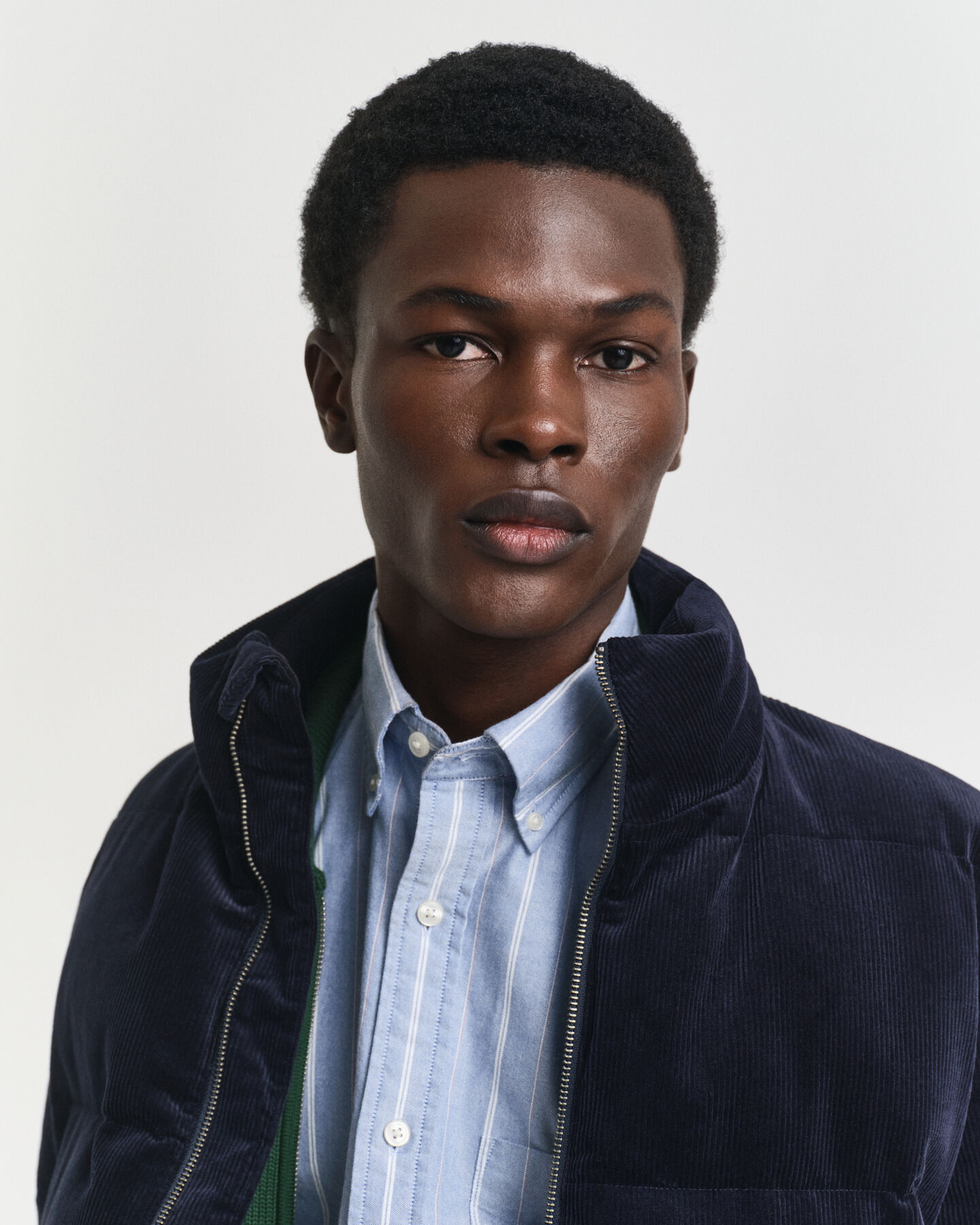 Vakosamettinen toppatakki