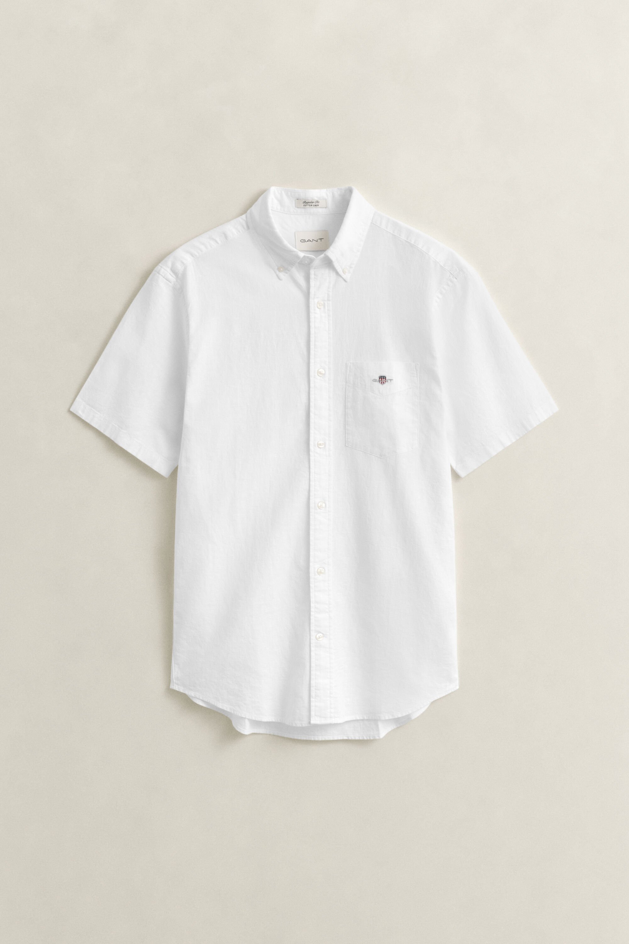 Lyhythihainen pellavasekoitepaita