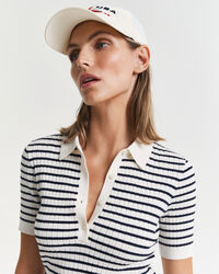 Raidallinen lyhythihainen Rugger‑ribbineule