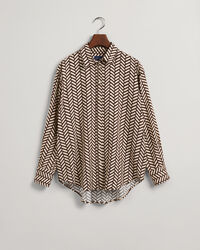 Relaxed fit ‑mitoitettu Geometric-paita