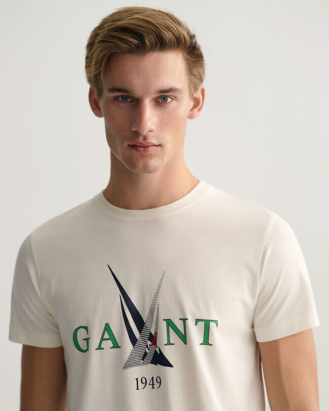 Printtikuvioitu Sail-t‑paita