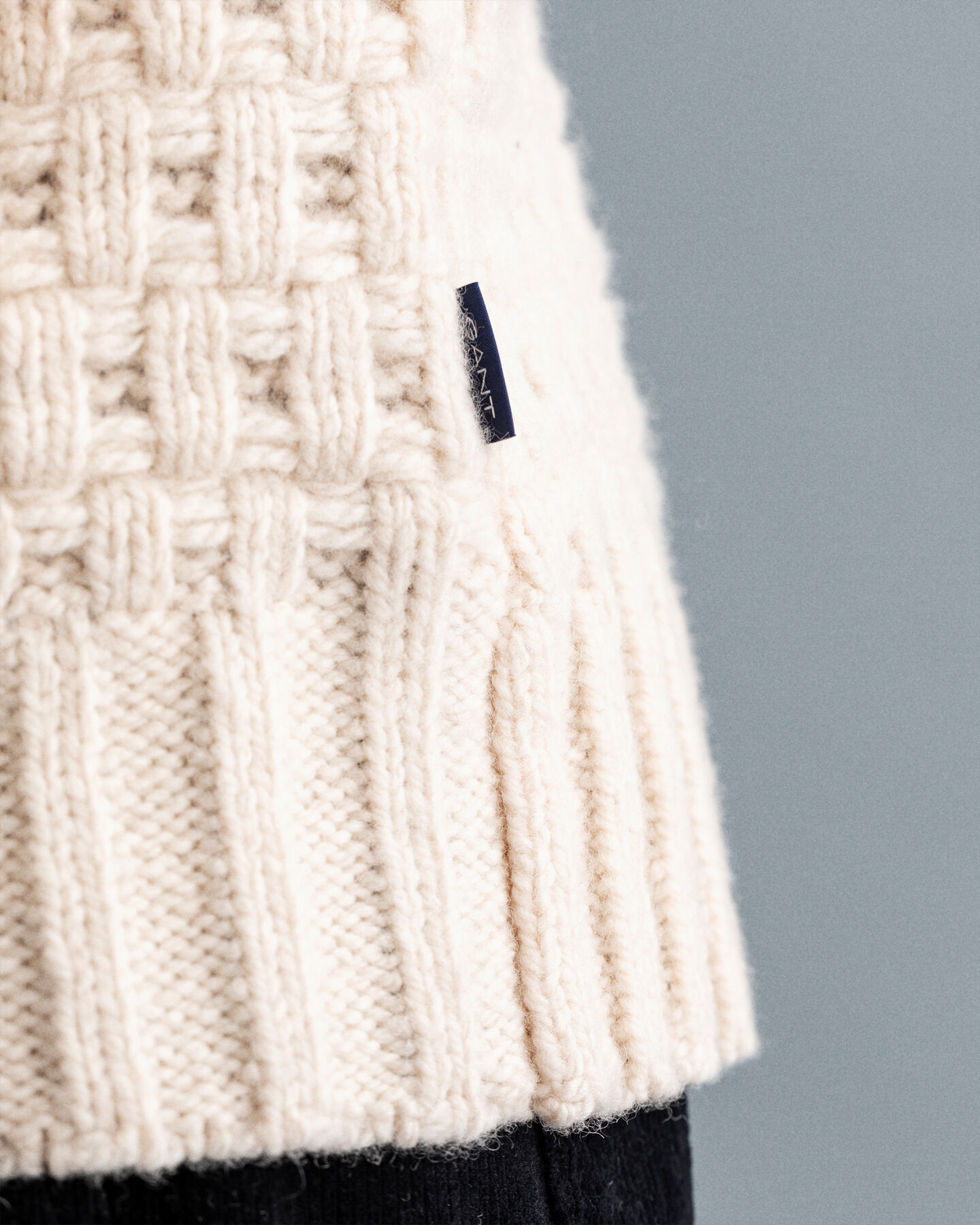 Chunky Texture ‑poolokauluspusero