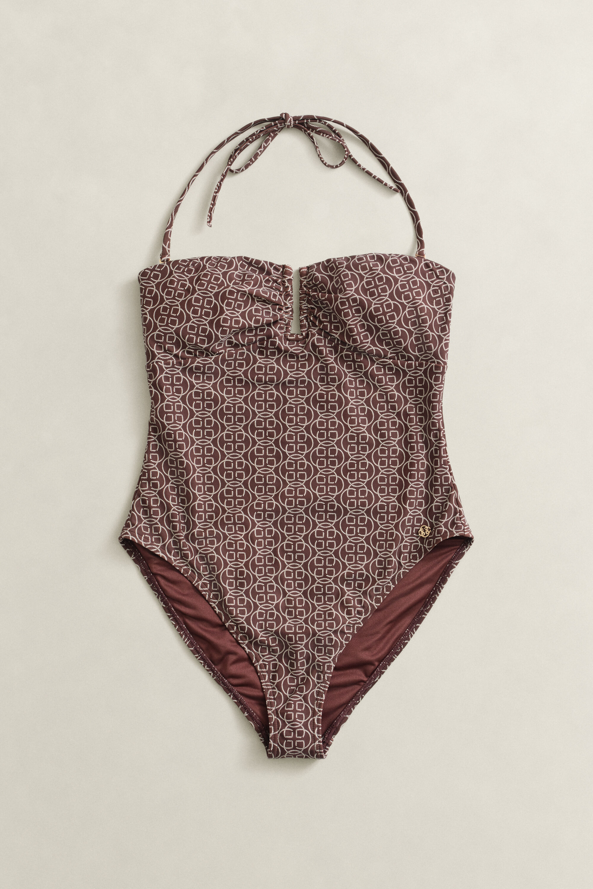 Topattu kuviollinen uimapuku