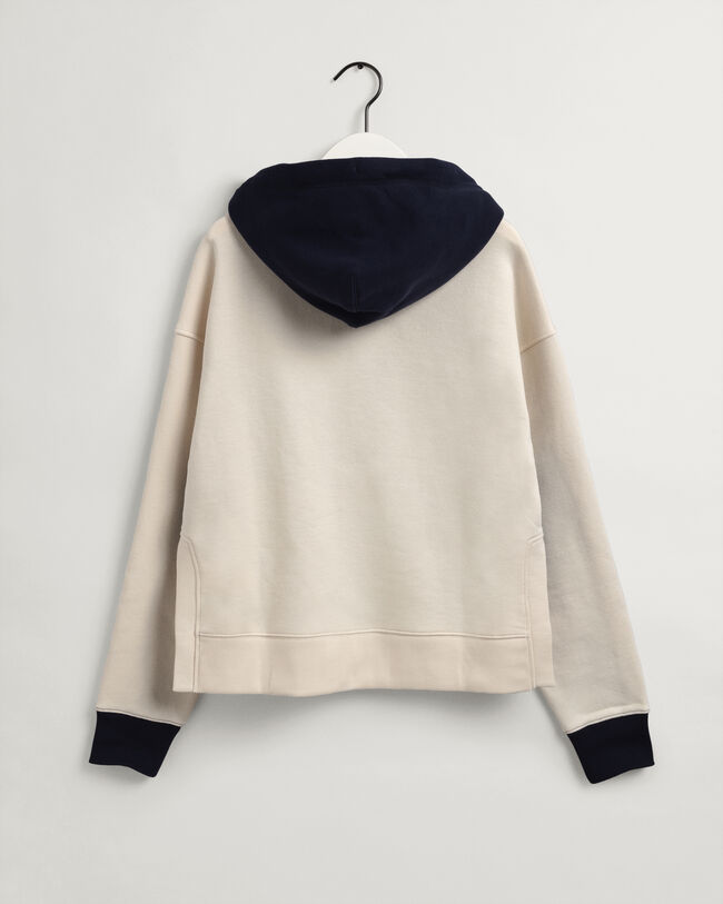 Monivärinen huppari