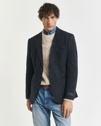 Slim fit ‑mitoitettu Donegal-puvuntakki