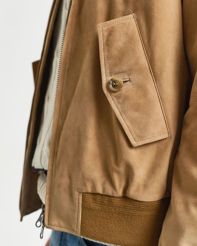 Harrington‑mokkanahkatakki