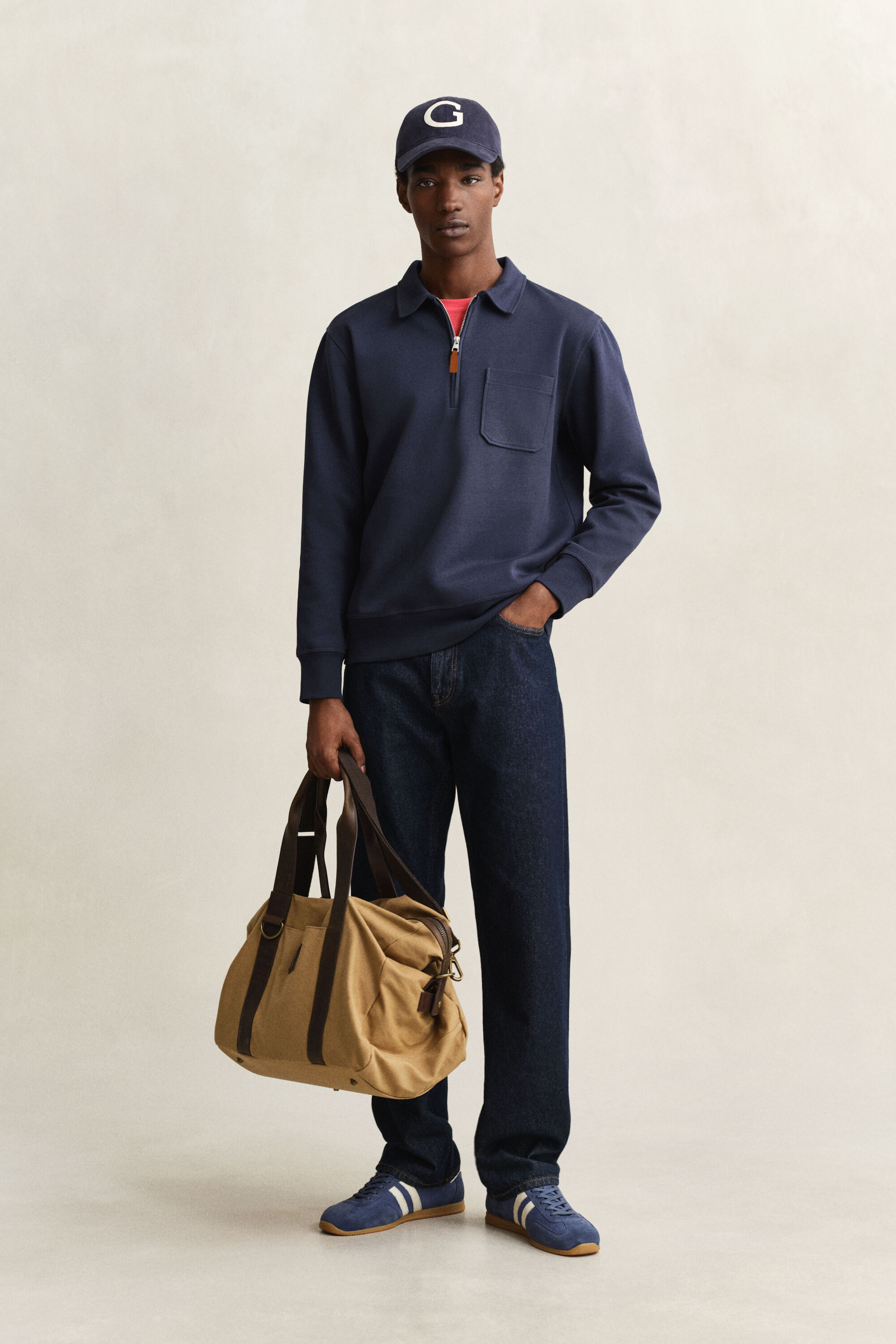 Puolivetoketjullinen Ponte Di Roma ‑collegepaita