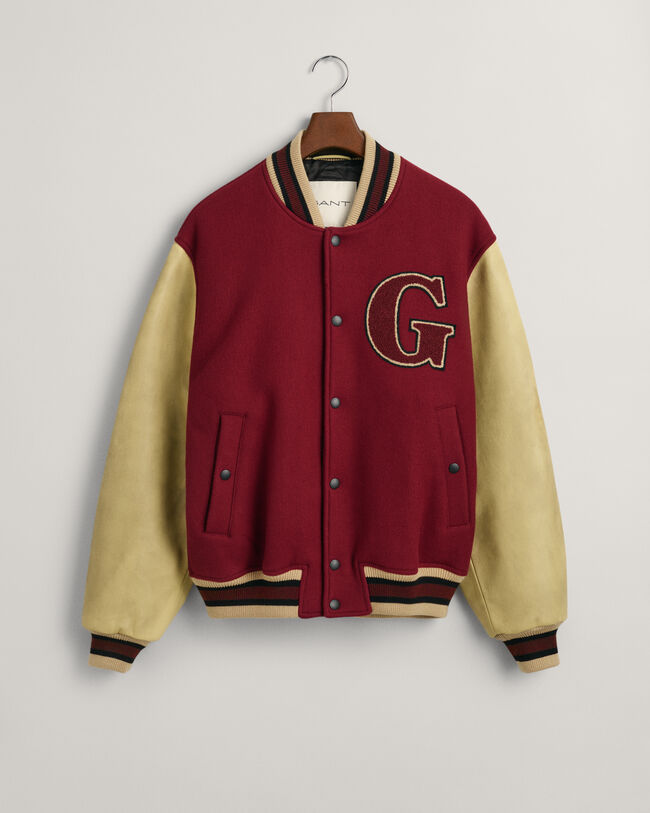 Topattu Mix GANT Varsity Jacket ‑takki