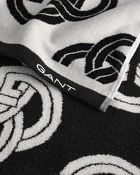 Printtikuvioitu Monogram-rantapyyhe