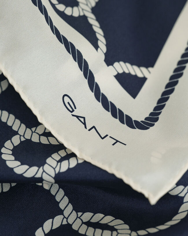 Printtikuvioitu Rope-silkkihuivi