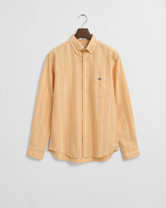 Regular fit ‑mitoitettu raidallinen klassinen oxford-paita