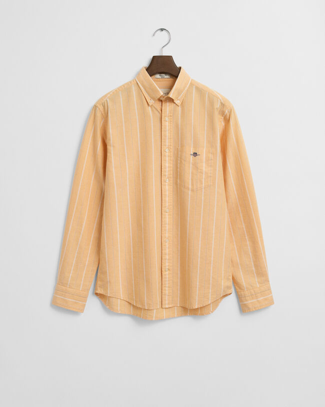 Regular fit ‑mitoitettu raidallinen klassinen oxford-paita