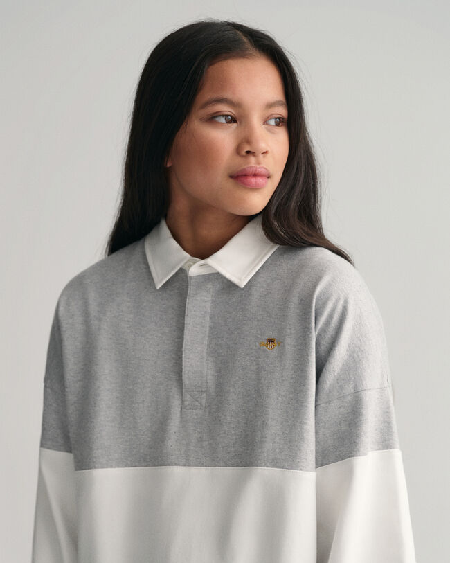 Teens-malliston raidallinen Heavy Rugger ‑paita