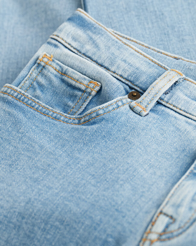 Kids-malliston slim&nbsp;fit ‑mitoitetut GANT-farkut