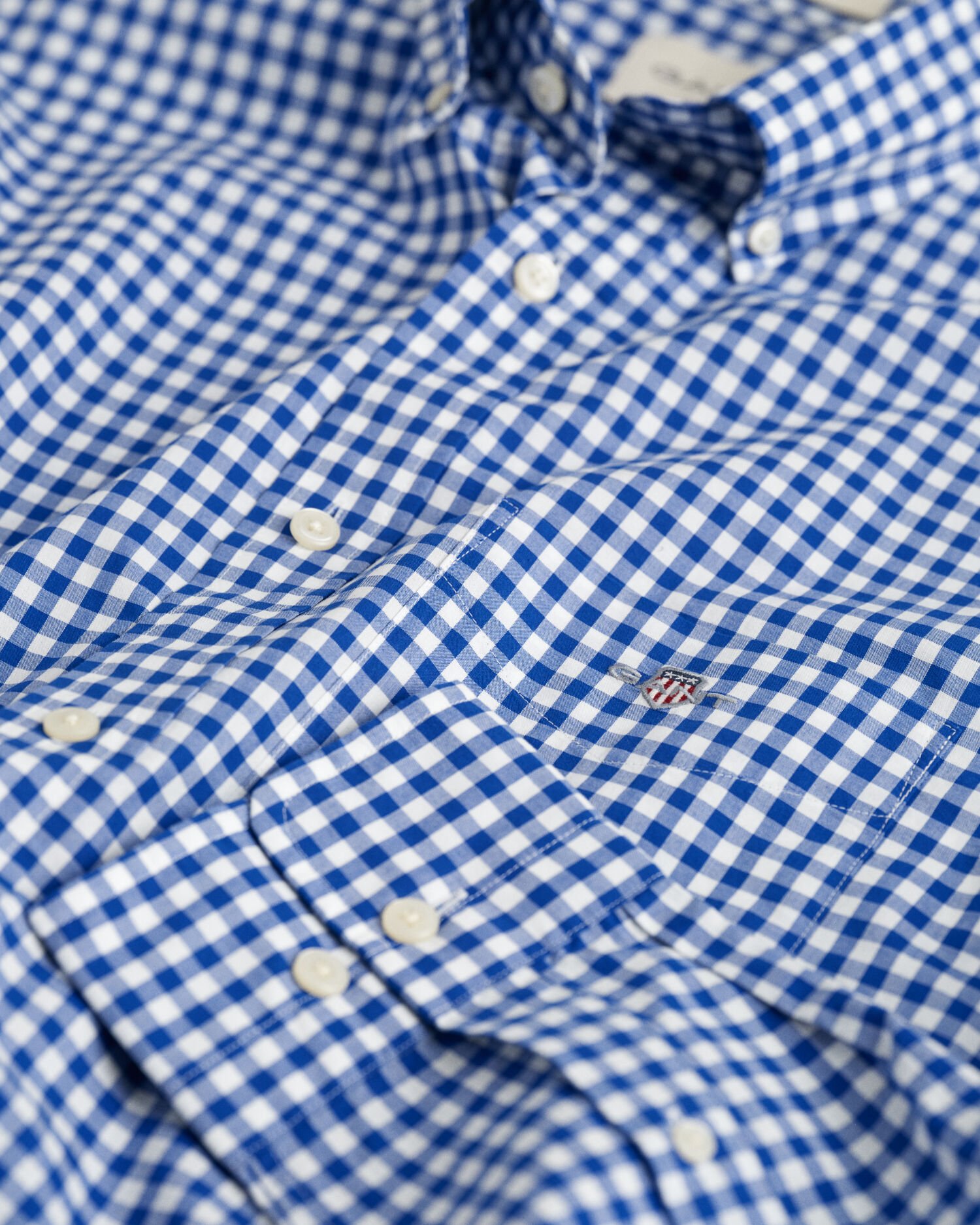 Regular fit ‑mitoitettu Classic Gingham -popliinipaita