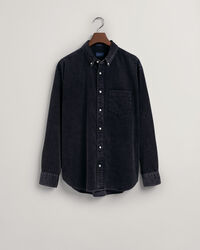 Relaxed fit ‑mitoitettu Heavy Washed ‑vakosamettipaita