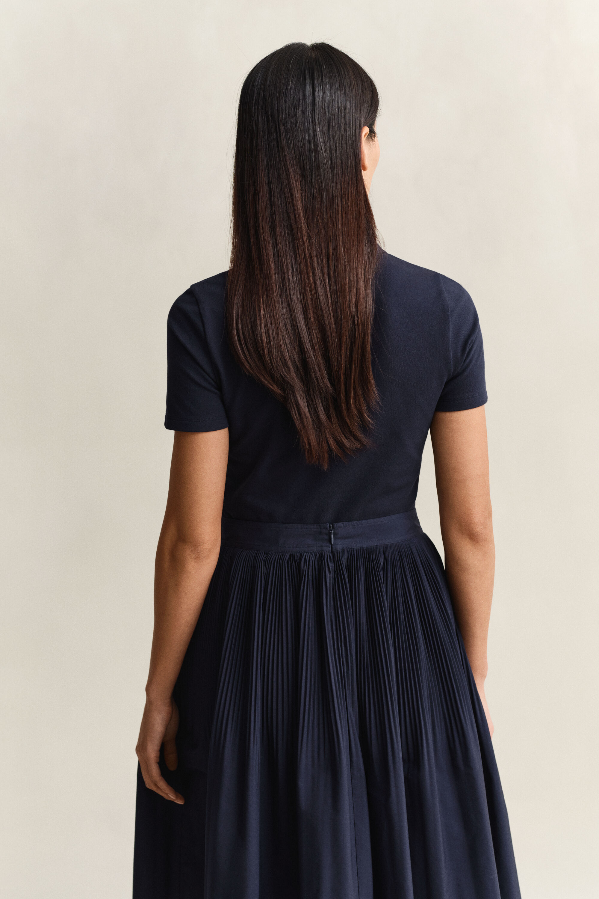 Slim fit ‑mitoitettu pikeepaita