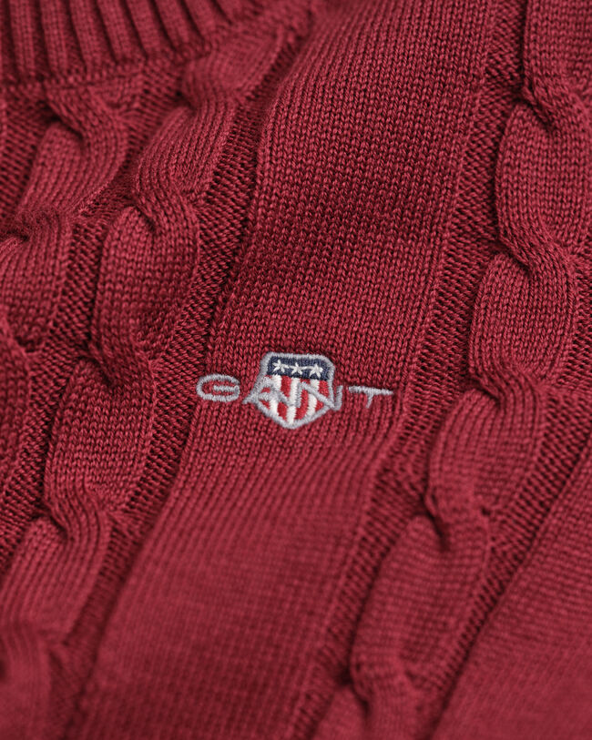 Girls-malliston puuvillainen palmikkoneulemekko