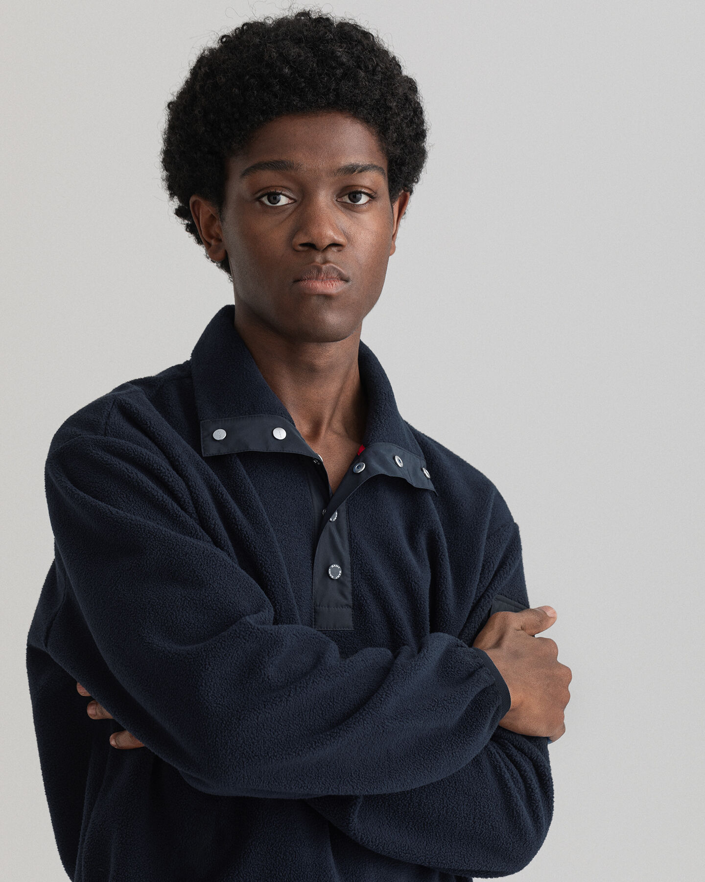 Retro Shield ‑fleecetakki