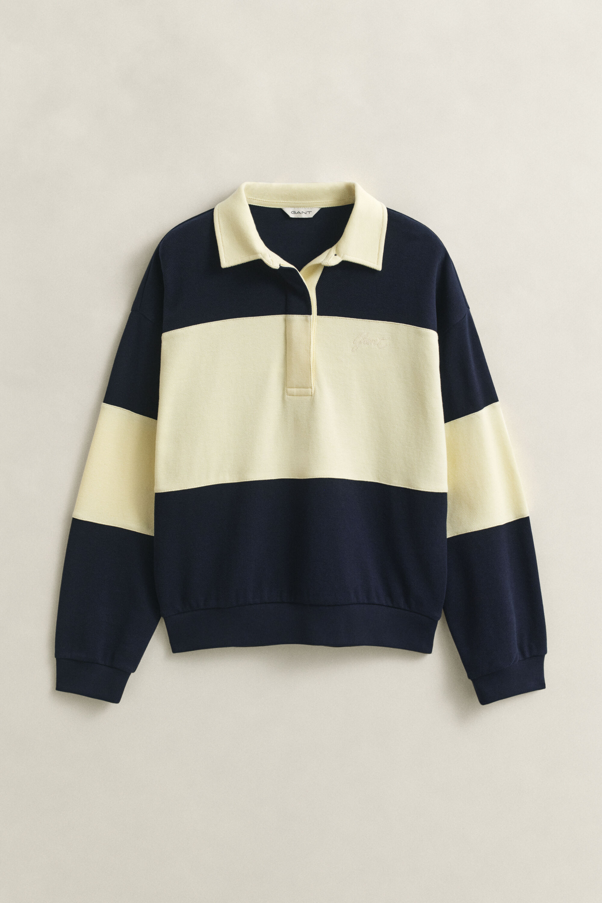 Kohopintainen monivärinen Rugger-pikeepaita