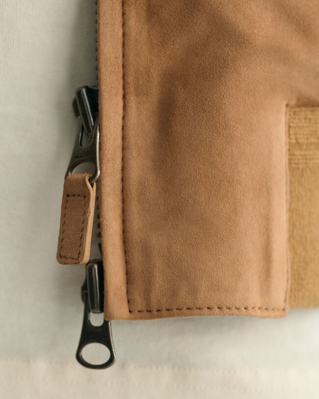 Mokkanahkainen Bomber-takki