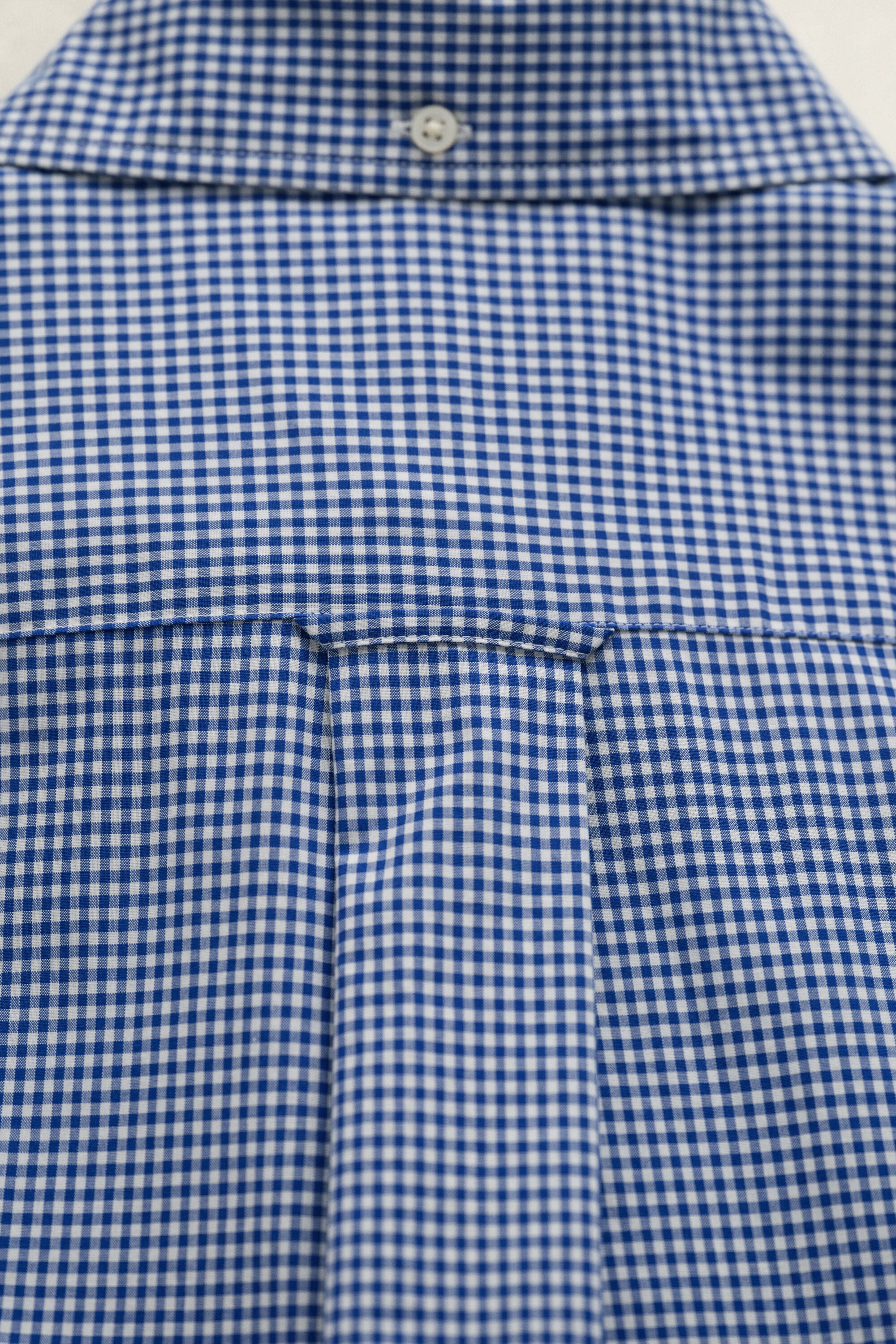 Gingham-ruudullinen Classic-popliinipaita
