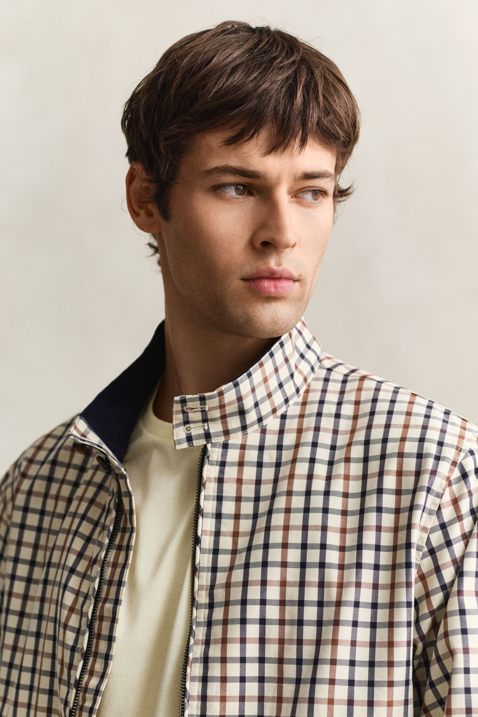 Harrington‑puuvillasekoitetakki