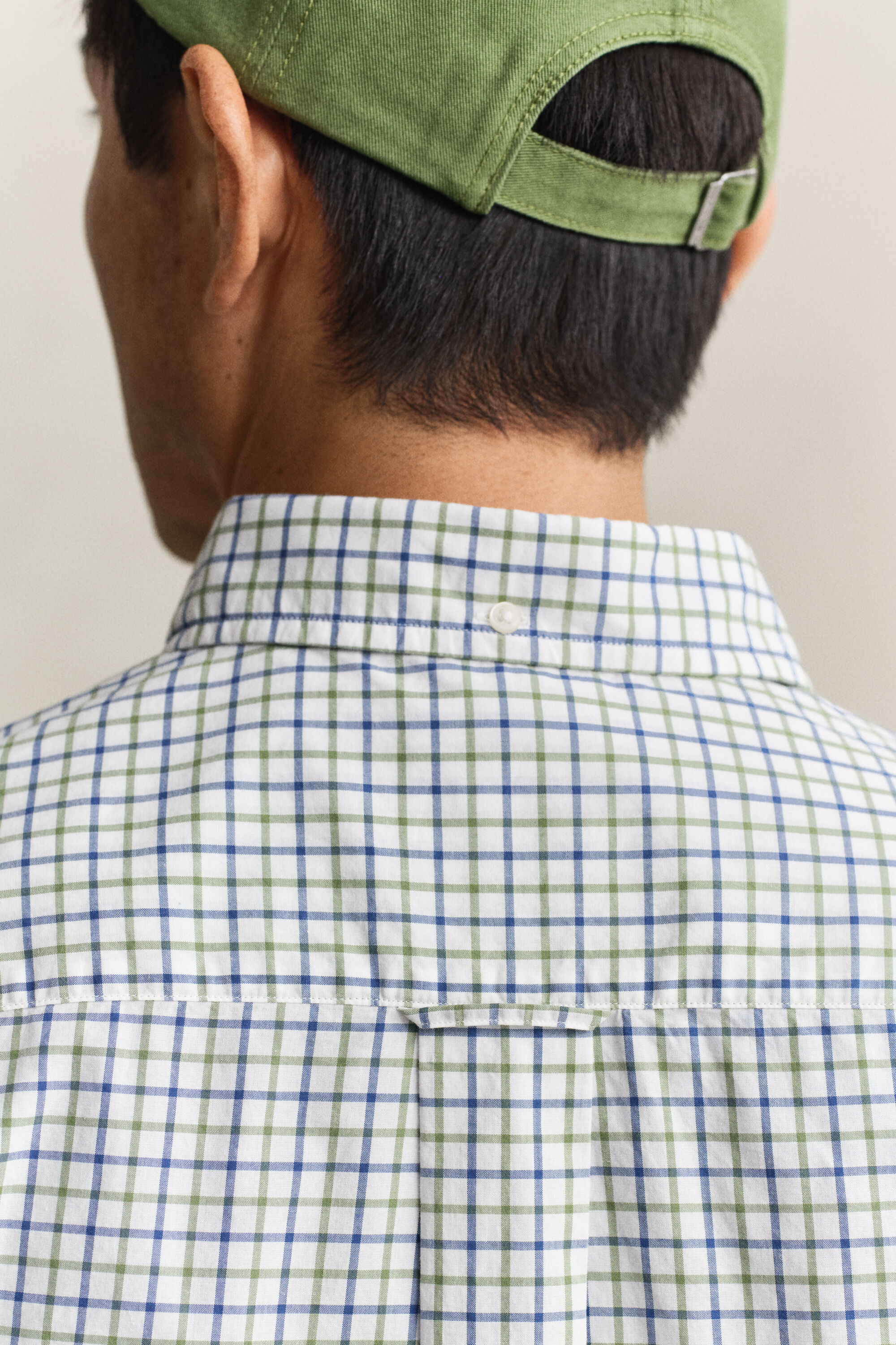 Klassinen popliiniruutupaita