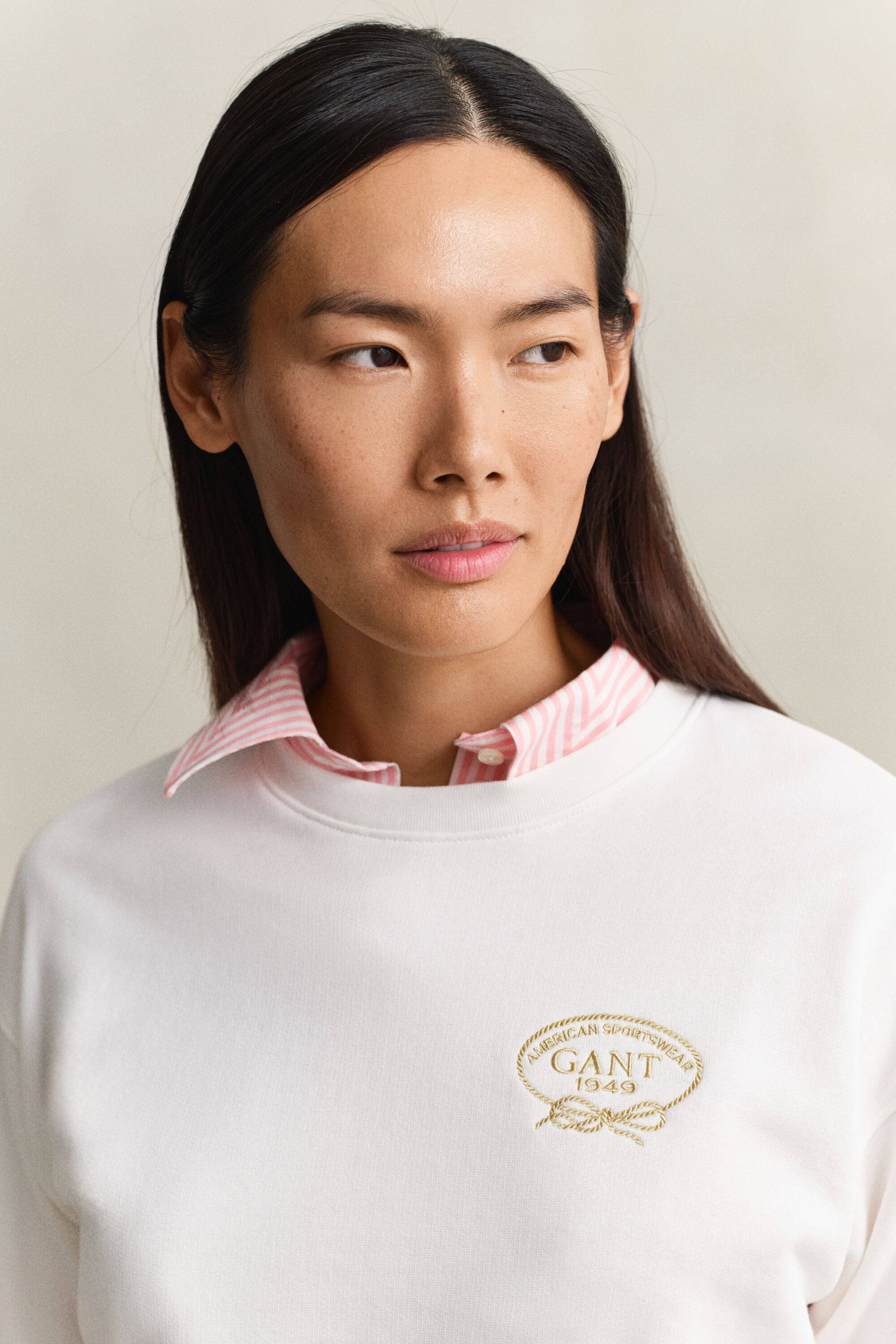 Köysikuvioinen collegepaita