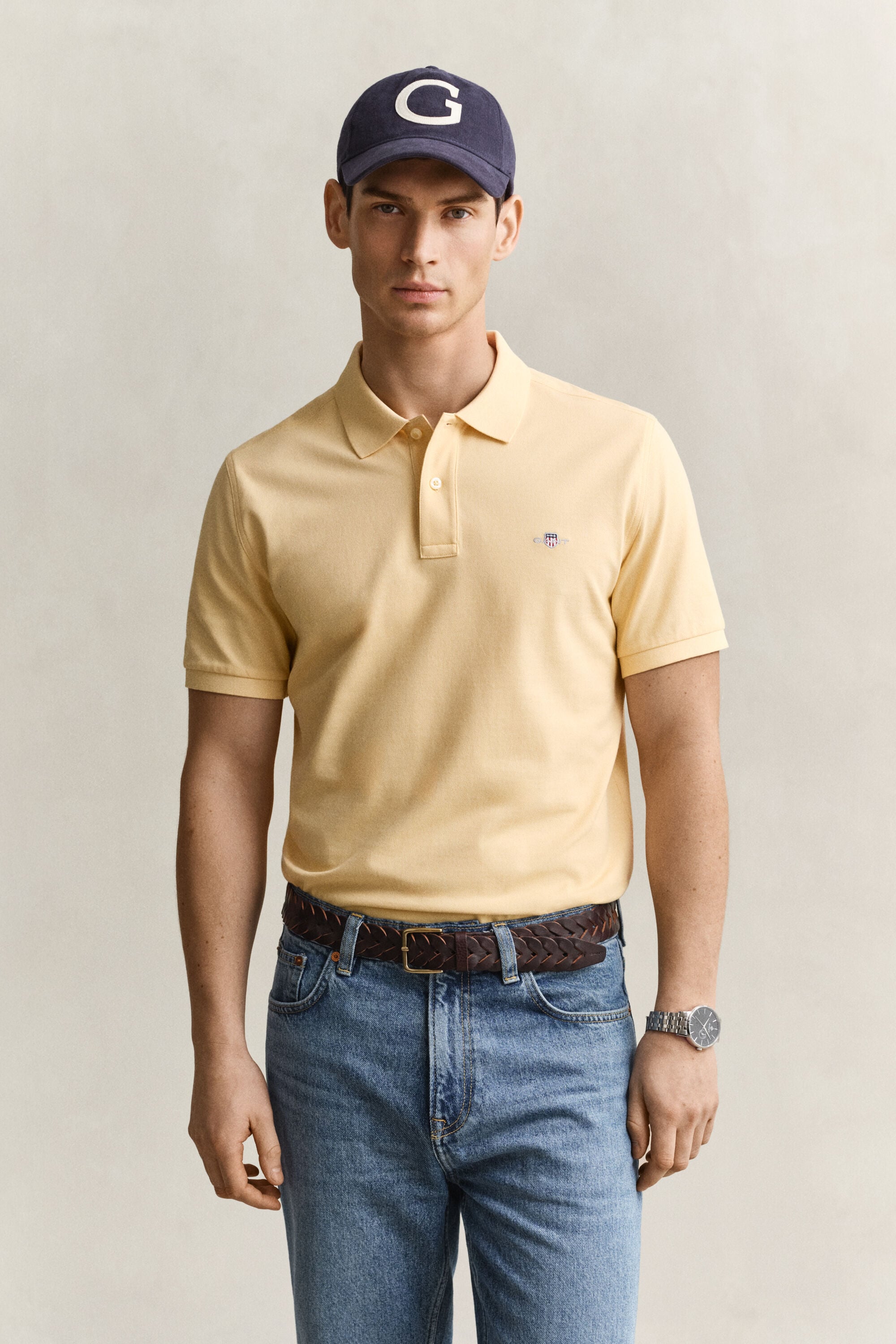 Regular fit ‑mitoitettu pikeepaita