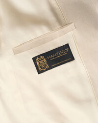 Regular fit ‑mitoitettu joustava pellavableiseri