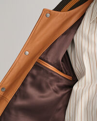 Nahkainen GANT Varsity Jacket