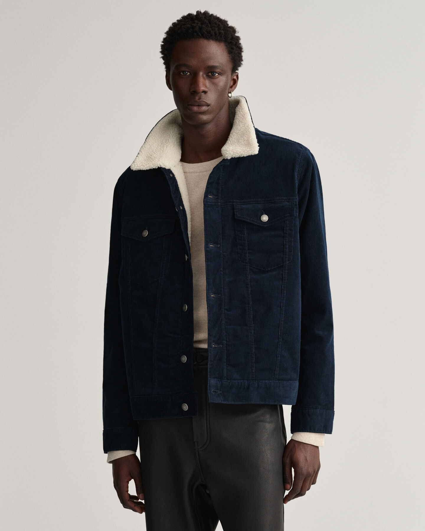 Trucker-vakosamettitakki