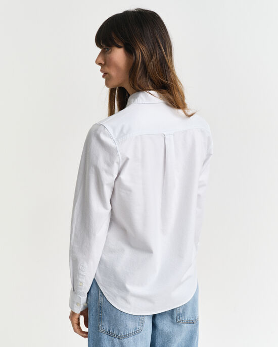 Regular fit ‑mitoitettu raidallinen Classic-oxford-paita